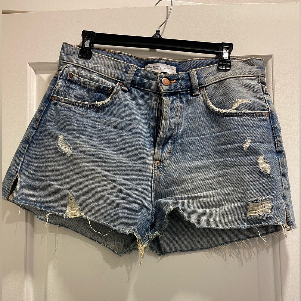 Zara denim shorts